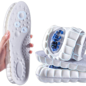 Plantillas ortopédicas deportivas para zapatos tenis sneakers fascitis plantar pie plano memory foam descanso